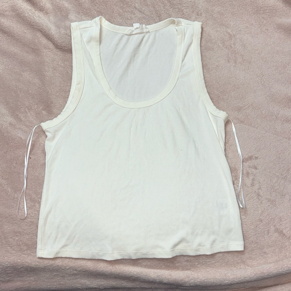 White tank top
